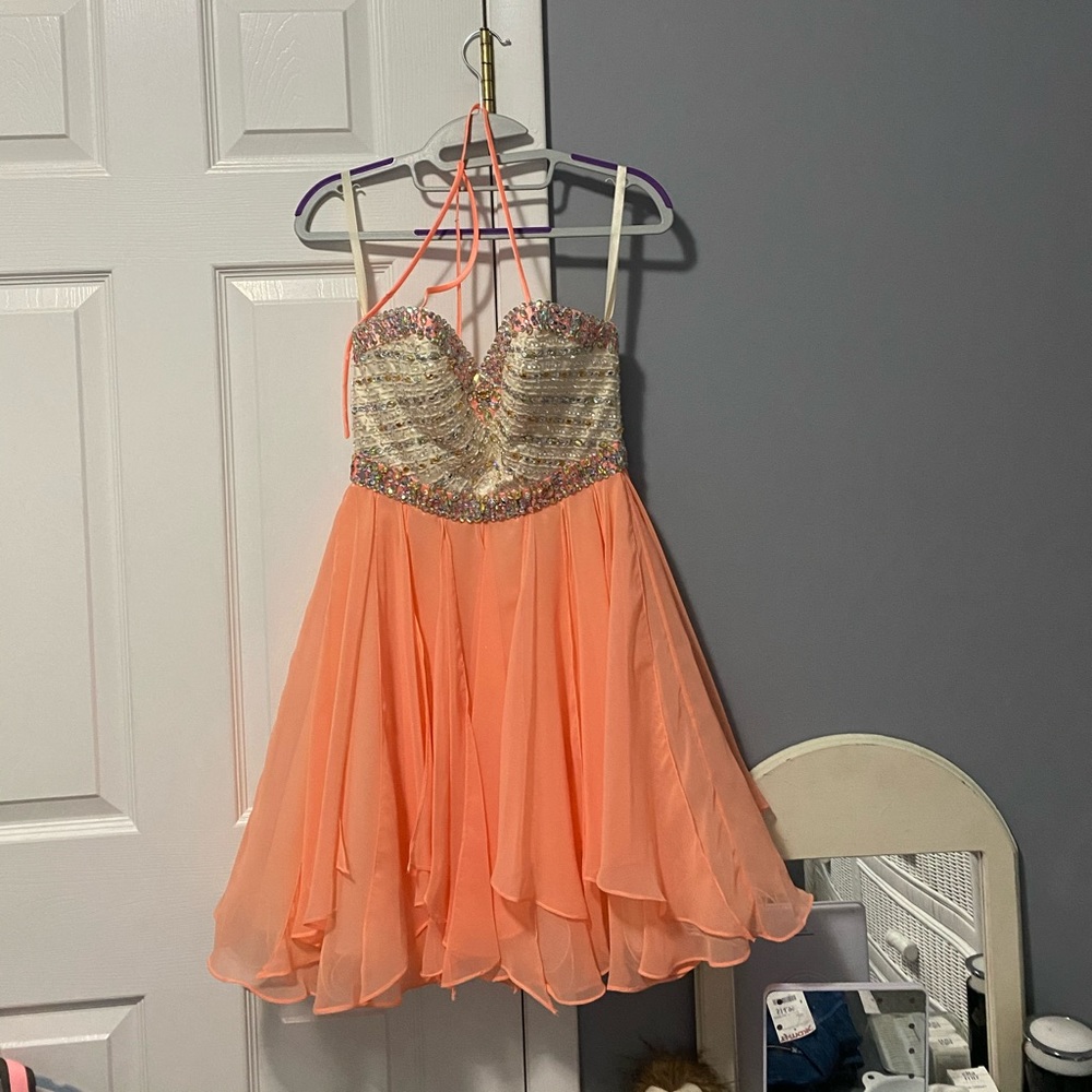 Mori Lee Above The Knee Prom Dress